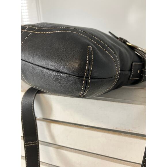 COACH 1452 SMALL SMOOTH LEATHER BLACK CROSSBODY BAG - Picture 10 of 16